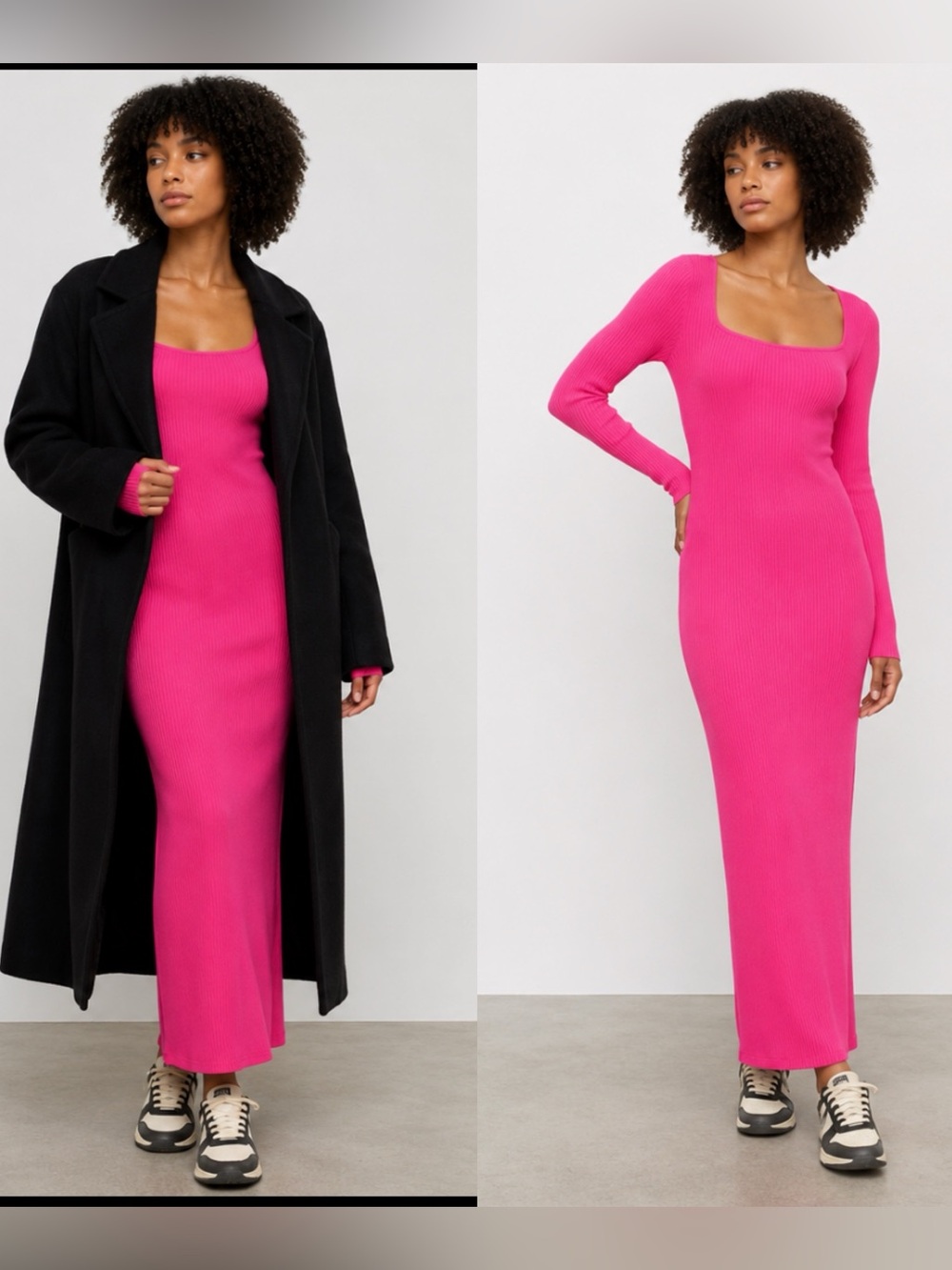 SKIMS Women's Soft Lounge Long Sleeve Maxi Dress